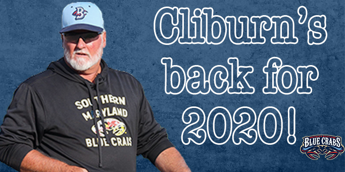 Blue Crabs Re-Sign Manager Stan Cliburn For 2020 Season
